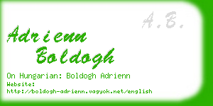 adrienn boldogh business card